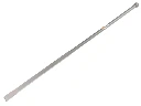 Stootijzer LABORA 140 cm, onderzijde 55 cm vierkant, met platte beitel en knop