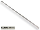 Stootijzer LABORA 140 cm, onderzijde 55 cm vierkant, met platte beitel en knop