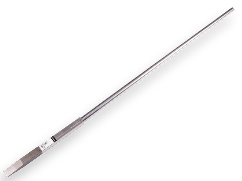 [980130] Stootijzer HULTAFORS B1500 aluminium 150 cm, onderstuk 40 cm vierkant