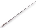 Stootijzer HULTAFORS B1500 aluminium 150 cm, onderstuk 40 cm vierkant