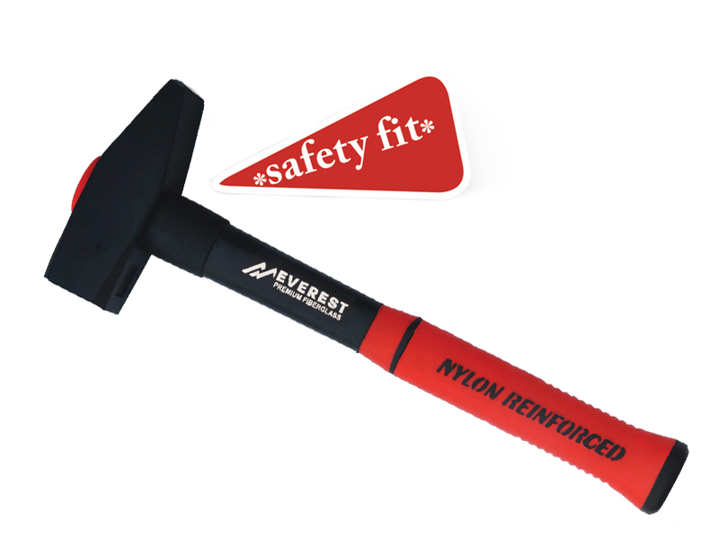 [987200] Bankhamer EVEREST 2000 gram met fiberglassteel 39 cm