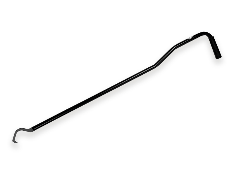 Rijplaat- Baakvoethaak DE WIT 120 cm