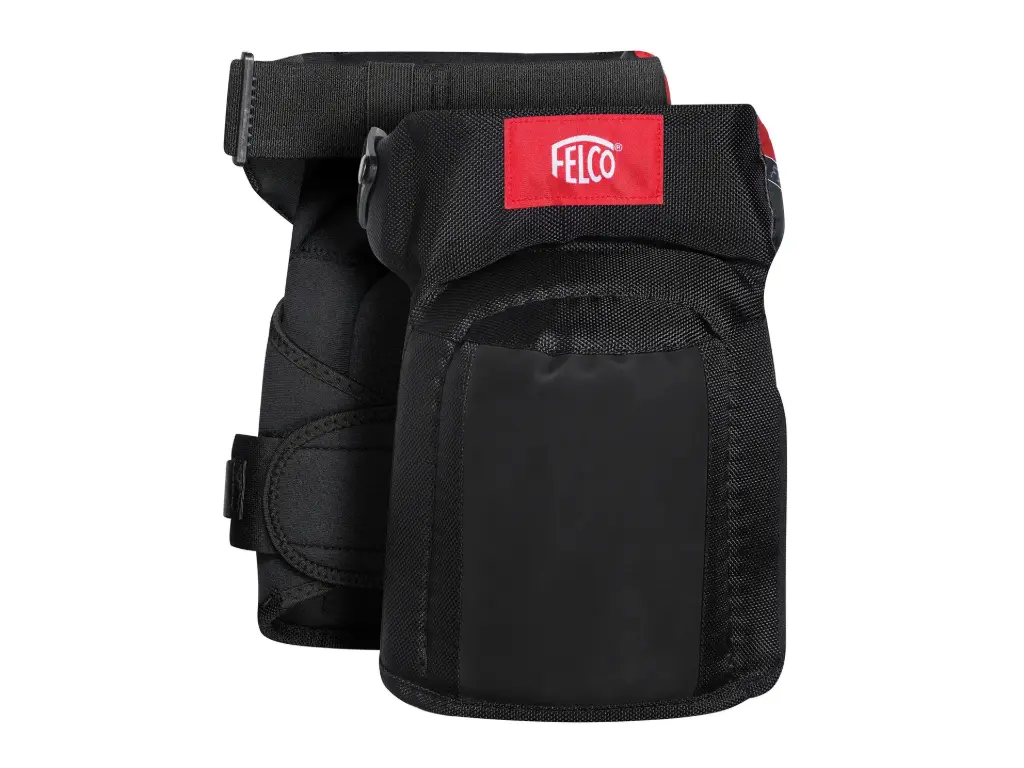 Kniebeschermers FELCO 711, nylon-rubber cap, gelschuimvulling (per paar)