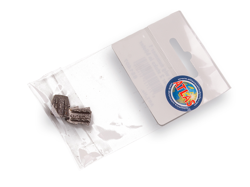 Metalen wig plat 15 mm nr. 1 (per 2 stuks)