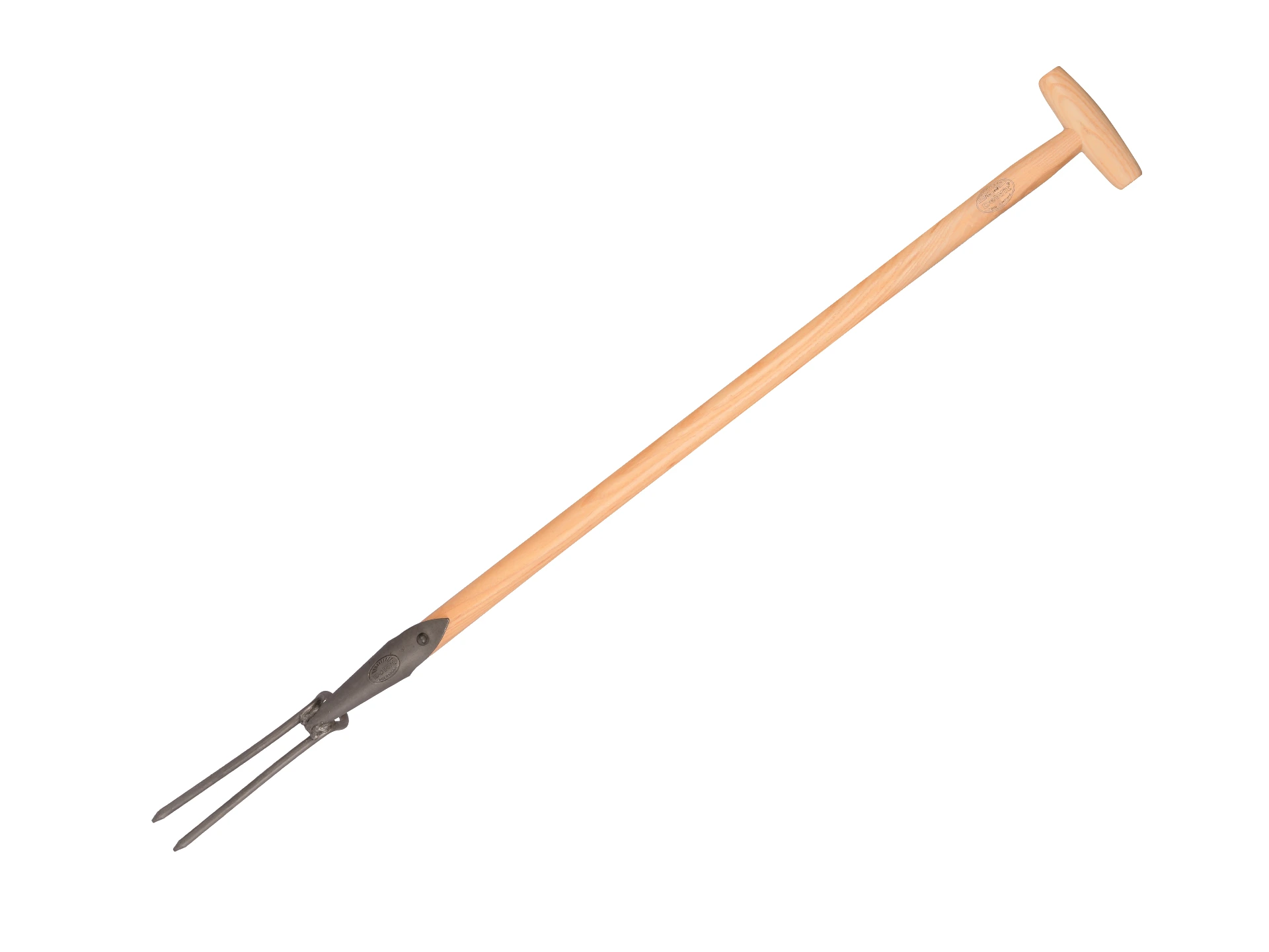 Wiedvork - Onkruidsteker DE WIT 2 tands, met ESSEN T-steel 80 cm