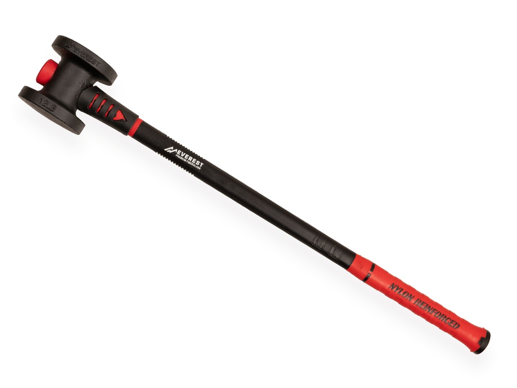 [985100] Sleg - Paalhamer EVEREST rond staal, 5400 gram met fiberglassteel 90 cm