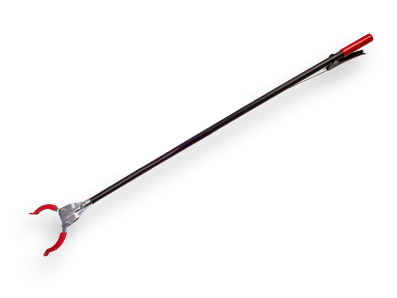 100x Afvalgrijper - Zwerfvuilgrijper KNAUTHE 92 cm, stalen bek en hendelgreep, zonder EAN