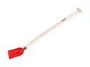 Betonschop ATLAS 1/2 0 rood, extra gehard, met ATLAS schopsteel 120 cm gebogen, FSC 100%