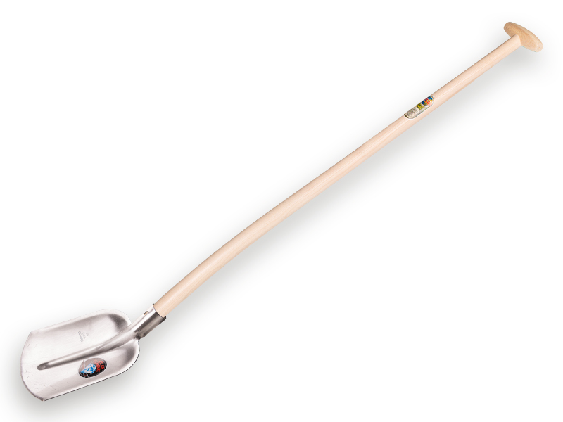 [735489] Steekbats ATLAS DIAMANT 1/4 000 gehard, gepolijst, met ATLAS schopsteel 120 cm gebogen, FSC 100%