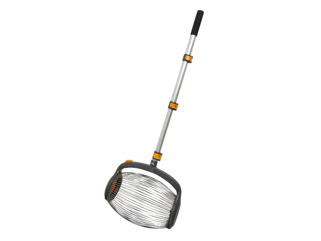 Notenraper - Vruchtenraper SOLIDE, met klik-open luik en telescoopsteel 39 - 110 cm