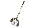 Notenraper - Vruchtenraper SOLIDE, met klik-open luik en telescoopsteel 39 - 110 cm