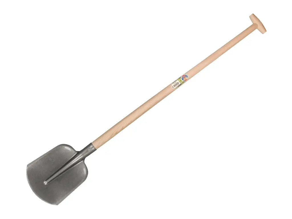 [780716] Stratenmakersbats ATLAS 1/2 000 gehard, blank gelakt, met ATLAS Blijhamsteel 110 cm extra dubbel gebogen