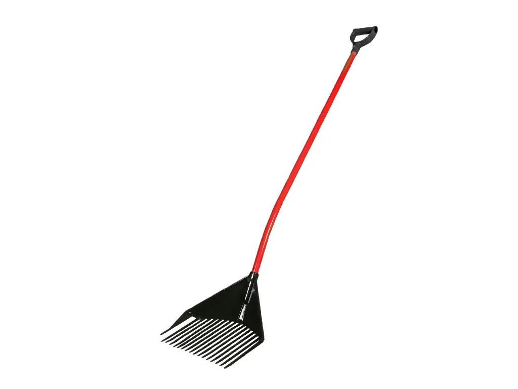 Golden Gark 18 tands 35 cm, gebogen rode aluminium steel en D-greep