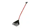 Golden Gark 18 tands 35 cm, gebogen rode aluminium steel en D-greep