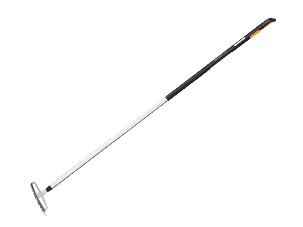 [1315605] Rozenhark FISKARS Xact S met RVS tanden en aluminium steel 160 cm