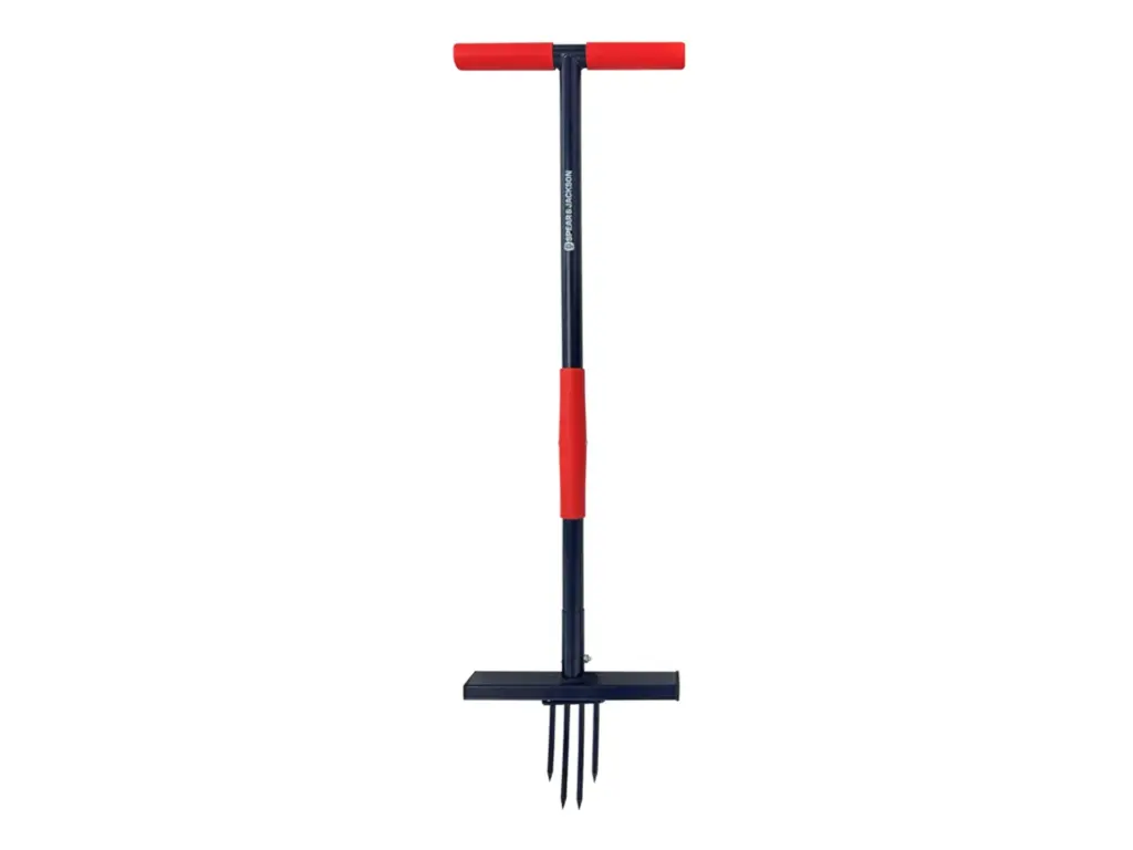 Jacobskruidvork SPEAR & JACKSON 4 tands met T-steel en schuifmechanisme