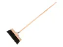 Bezem SOLIDE PVC zwart 40 cm, vezeldikte 1,5 mm, vlakke kap met ATLAS steel 160 x 2,8 cm