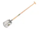 Steekbats ATLAS DIAMANT 1/4 000 gehard, gepolijst, RONDE OPSTAP, met ATLAS Meetsteel 110 cm gebogen