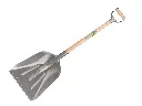 IJsschep - Graanschop ATLAS aluminium met strip met ATLAS YD-steel 45 cm recht
