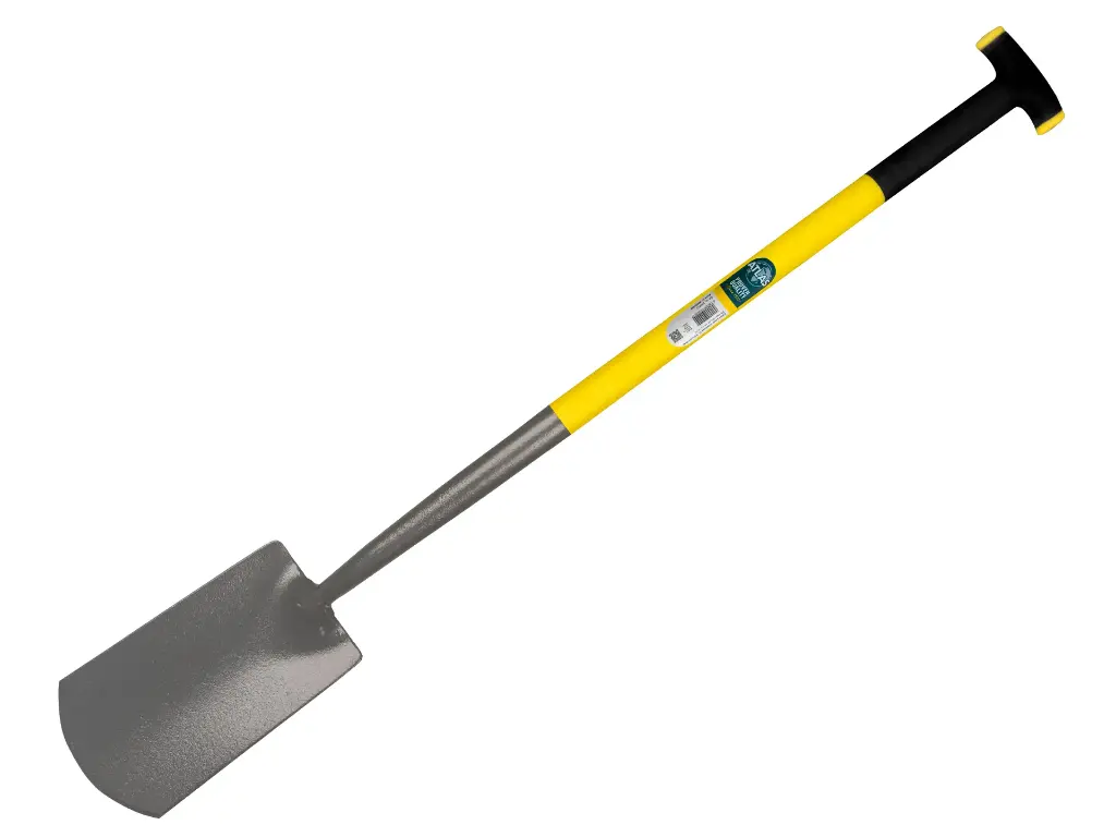[811006] Spade ATLAS epoxy gecoat, met ATLAS FIBERGLAS T-steel 78 cm, totale lengte 115 cm