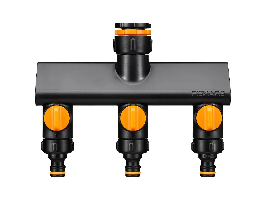 FISKARS Kraankoppeling 3-weg waterverdeler On/Off