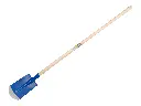 Kabelschop ATLAS DIAMANT 16 cm 3/4 spits, met ATLAS Meetsteel 130 cm zonder hilt, FSC 100%