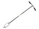 Grondboor ATLAS gesmeed 10 cm, lengte 122 cm