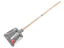 Ballastschop PROFI aluminium nr 9, bladmaat 38 x 38 cm, met ATLAS batsesteel 140 cm, FSC 100%