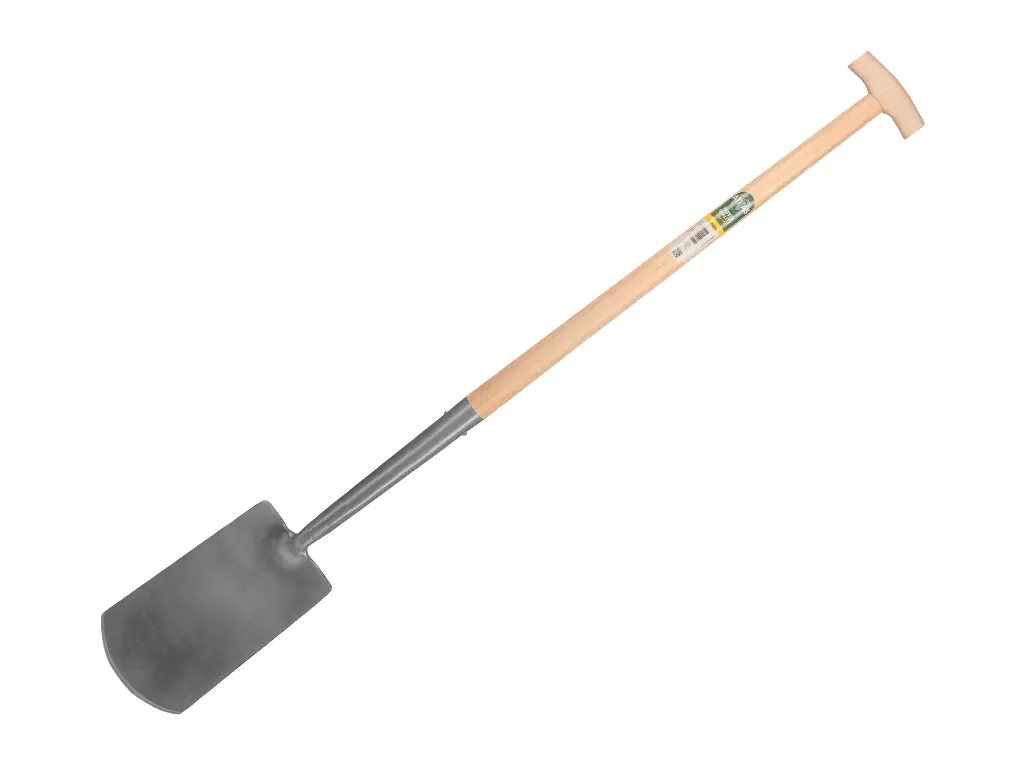 Spade ATLAS DIAMANT gepolijst, met ATLAS Ecofiber steel 85 cm en Engelse kruk