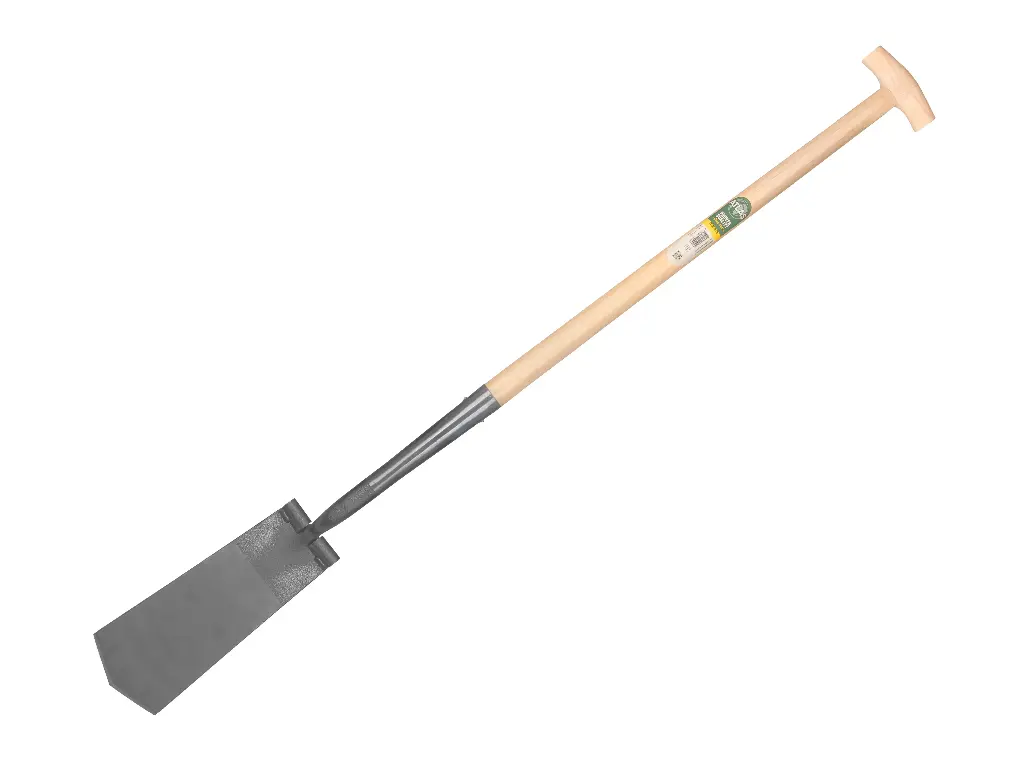 [811015] Kabelspade ATLAS DIAMANT gepolijst, RONDE OPSTAP, met ATLAS Ecofiber steel 85 cm en Engelse kruk