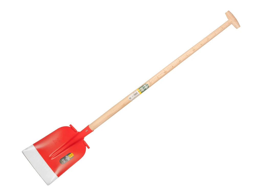 Betonschop ATLAS DIAMANT 1/2 0 rood, extra gehard, RONDE OPSTAP met ATLAS Meetsteel 110 cm gebogen