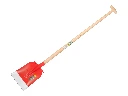 Betonschop ATLAS DIAMANT 1/2 0 rood, extra gehard, RONDE OPSTAP met ATLAS Meetsteel 110 cm gebogen, FSC 100%