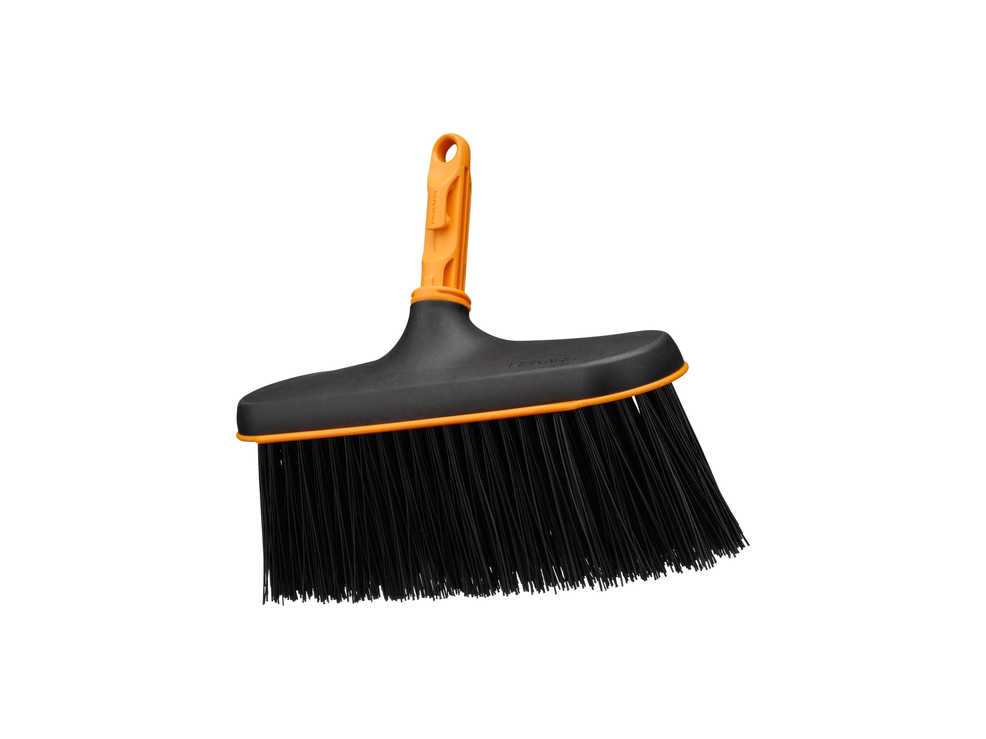 FISKARS OneClick Bezem kunststof 24 cm met zachte en harde vezels