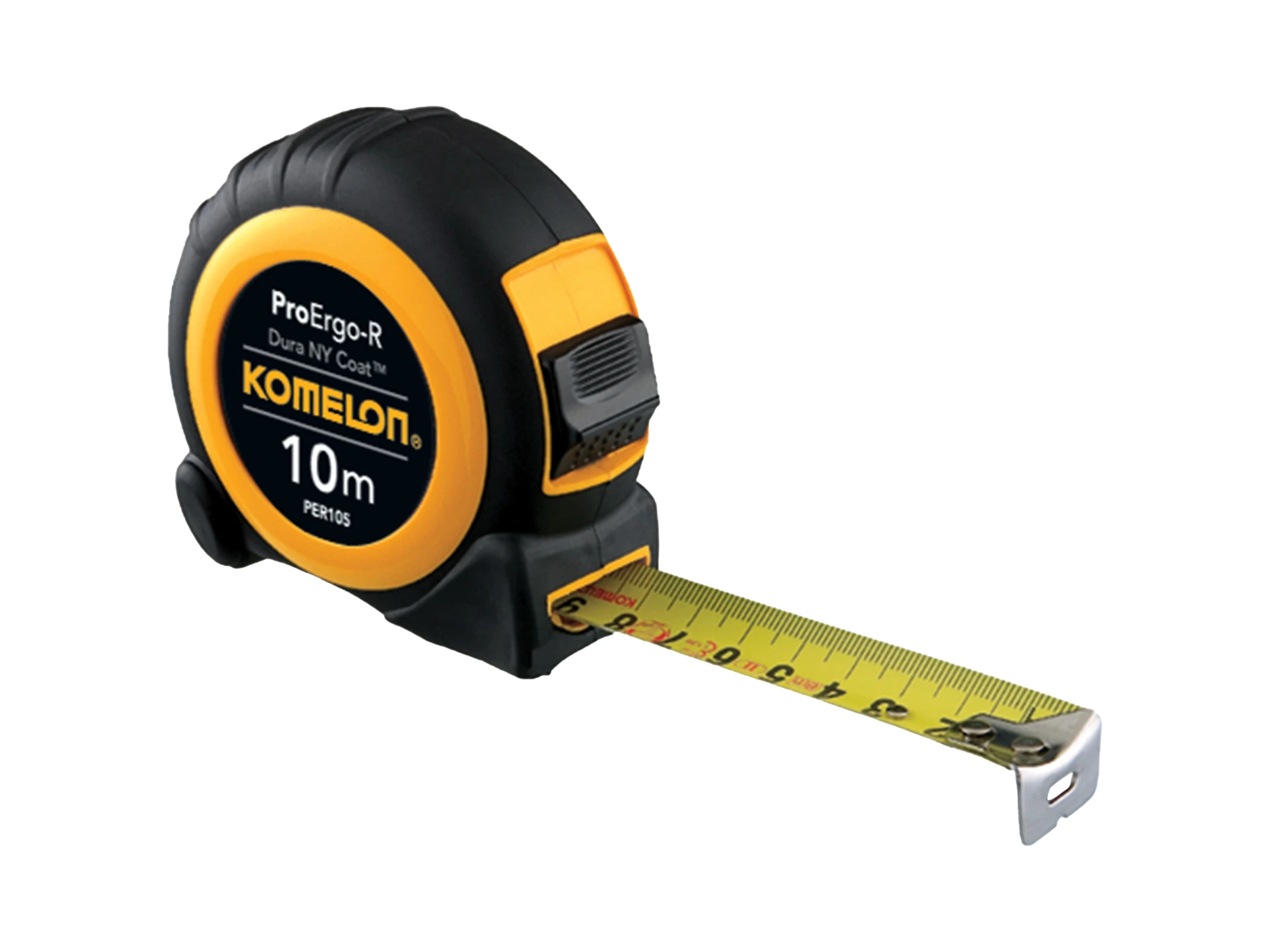 [710116] Komelon rolbandmaat Pro Ergo-R 10 meter x 25 mm, met ABS - rubber kast