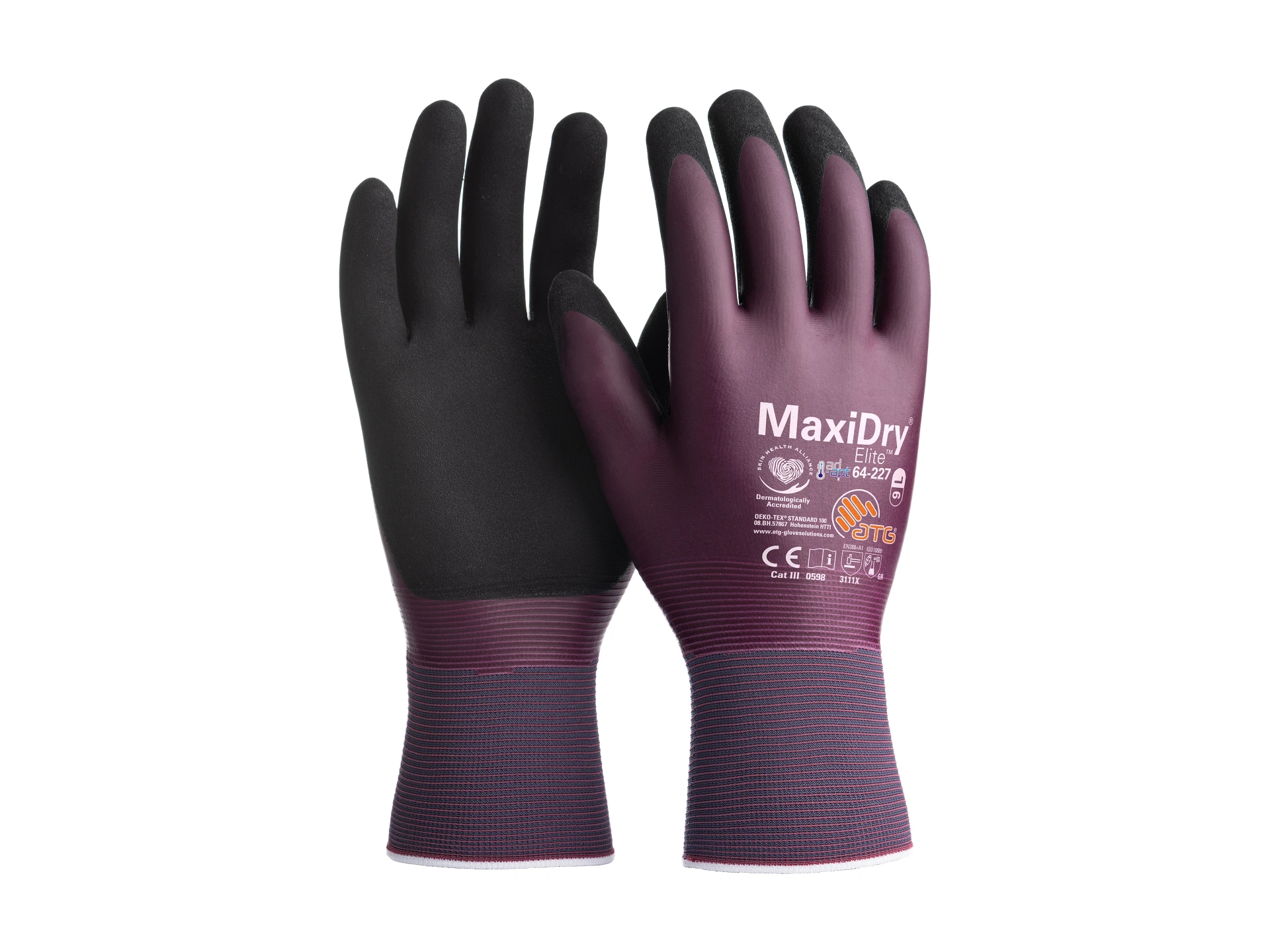 Handschoenen ATG MaxiDry Elite 64-227 maat 10/XL