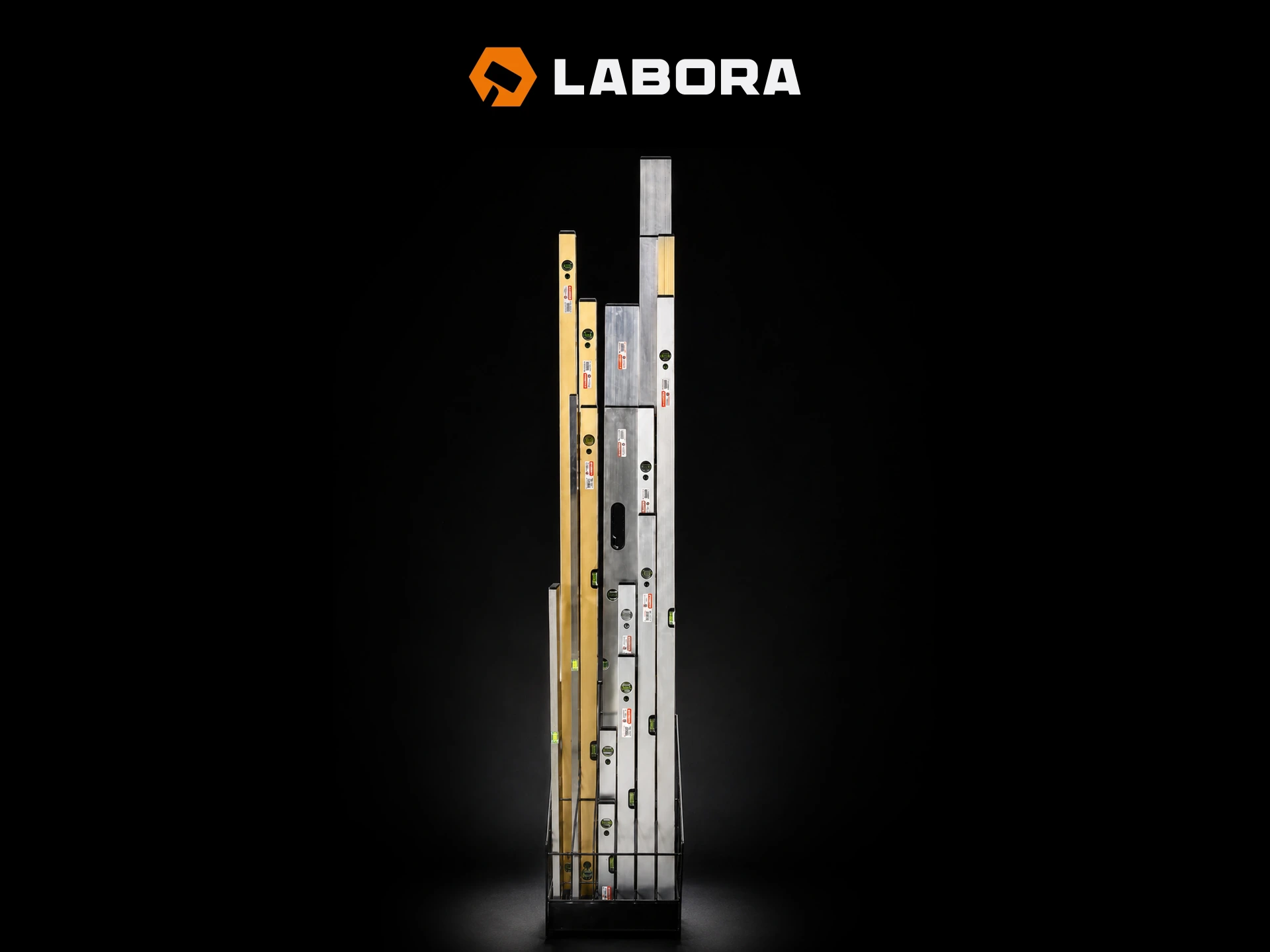 Display Labora Afreilatten & Stel- en waterpassen