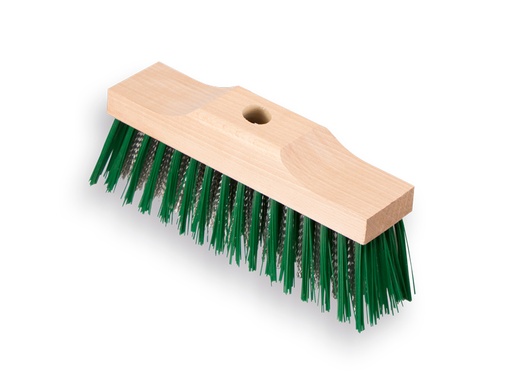 [1308260] Onkruidbezem ATLAS groene PPN/verzinkt staaldraad 25 cm, zonder steel. FSC 100%