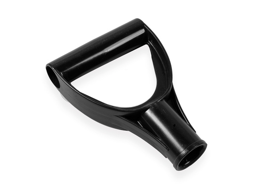 [214150] D-greep kunststof zwart, gatmaat Ø 30 mm, voor kunststof sneeuwschuiver