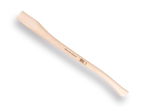 [431500] Bijlsteel ADLER HICKORY 70 cm gebogen, Yankee model, kopmaat 57 x 19 mm