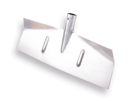 [960402] Slijkschuiver - Sneeuwschuiver ATLAS plaatstaal, recht model 50 x 18 cm, zonder steel