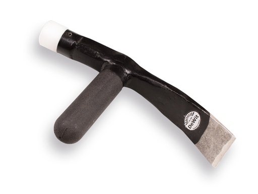 [960792] Straathamer DE WIT met fiberglassteel en nylon dop, bekbreedte 70 mm