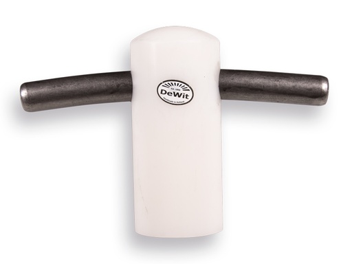 [960810] Tegelklopper DE WIT met nylon klos Ø 90 mm, 3000 gram